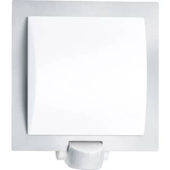 Image of Steinel L20 S 566814 Outdoor wall light (+ motion detector) Energy-saving bulb, LED (monochrome) E-27 60 W Silver