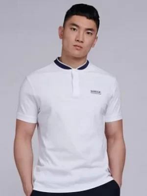 Image of Barbour International Tipped Sports Collar Polo Shirt