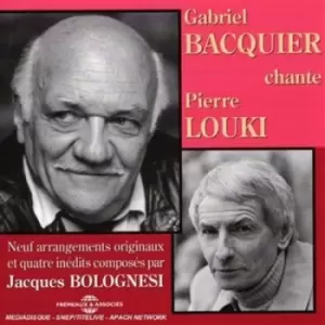 Image of Gabriel Bacquier Chante Pierre Louki by Pierre Louki CD Album