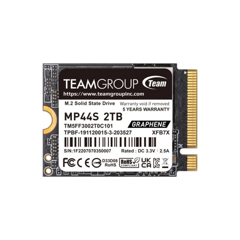 Image of Team Group MP44S 2 TB M.2 PCI Express 4.0 NVMe