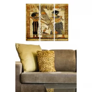 Image of MDF1279873 Multicolor Decorative MDF Painting (3 Pieces)