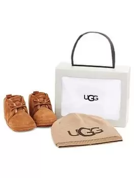 Image of UGG Baby Neumel And Beanie, Chestnut, Size 2-3