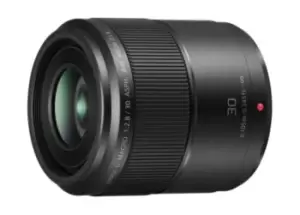 Image of H-HS030E Panasonic Lumix G Macro 30mm Camera Lens - Black