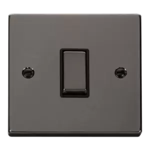 Image of Click Scolmore Deco 10A 1 Gang Intermediate Rocker Switch - VPBN425BK
