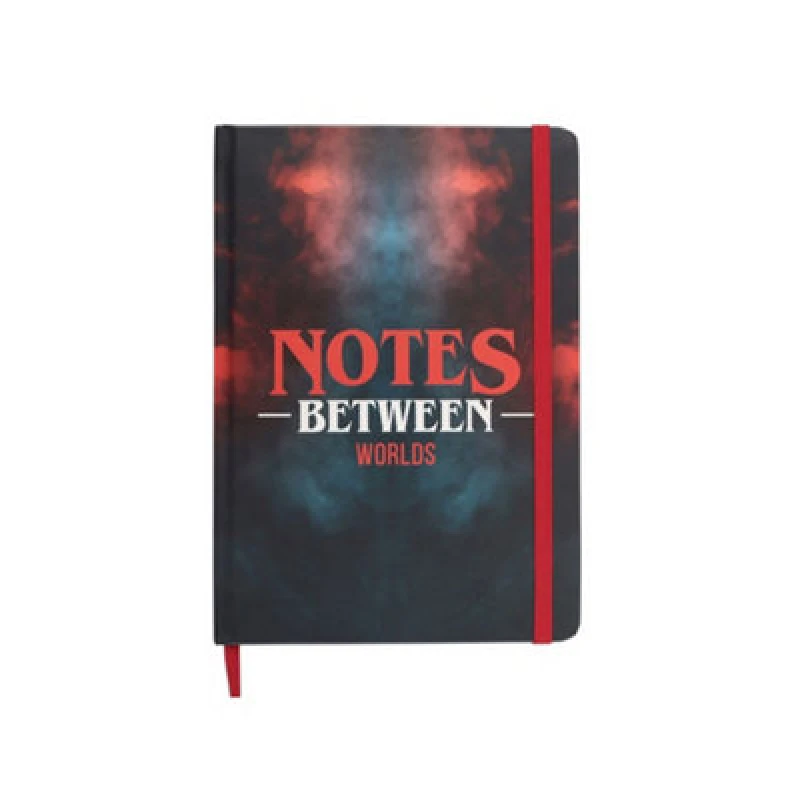 Image of Something Different Something Different Notes Between Worlds A5 Notebook in Black One Size Unisex 5063806950967