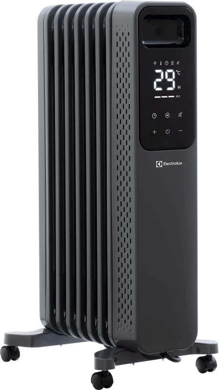 Image of Electrolux HEA2012ELGRY Oil Filled Radiator 1500W - Black