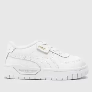 Image of PUMA White Cali Dream Toddler Trainers