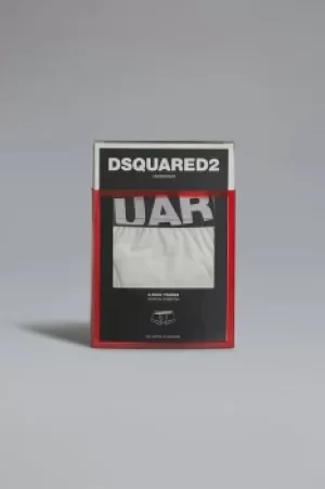 Image of DSQUARED2 Men Twinpack trunk White Size XL 95% Cotton 5% Elastane