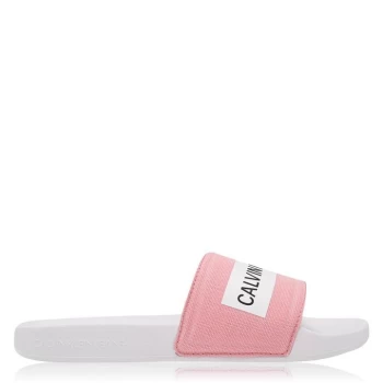 Image of Calvin Klein Jeans Calvin Klein Slide Tape Slider - Soft Berry