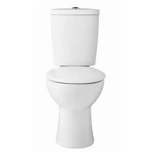 Image of Wickes Portland Close Coupled Toilet Pan, Cistern & Seat