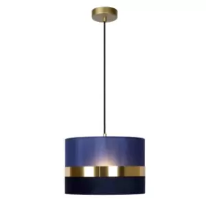 Image of Extravaganza Tusse Retro Pendant Light - 1xE27 - Blue