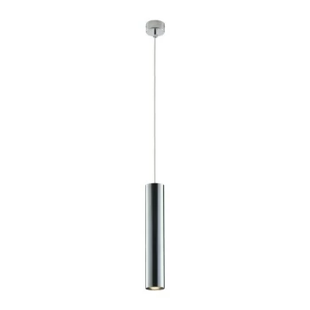 Image of Fan Europe Lighting - Fan Europe Fluke - Slim Round Ceiling Pendant, Glass, Chrome, GU10