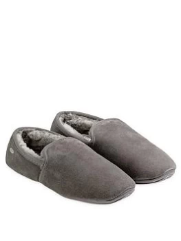 Image of Just Sheepskin Garrick Full Back Sheepskin Slipper - Granite, Granite, Size 9, Men