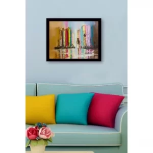 Image of SC1009 Multicolor Decorative Framed MDF Painting