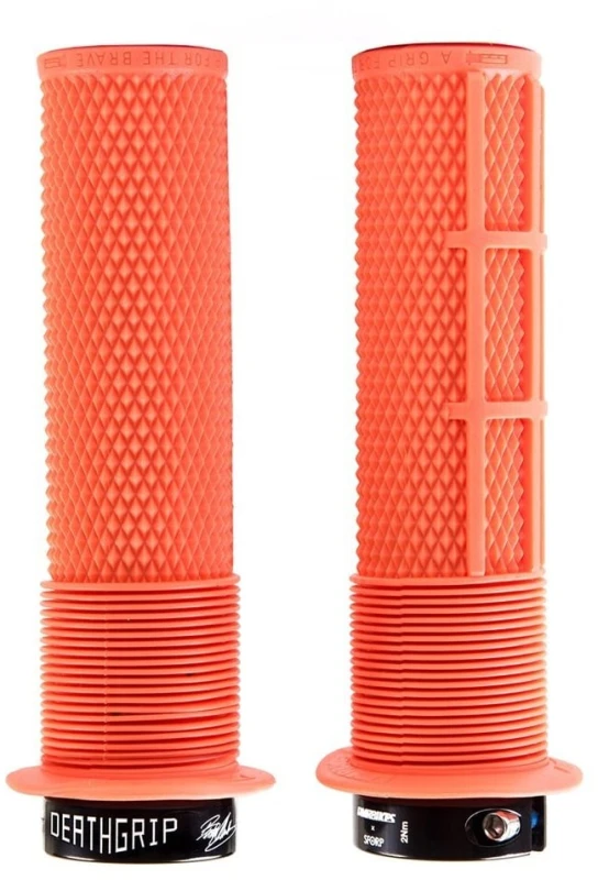 Image of DMR BRENDOG DeathGrip With Flange THICK Orange - Cycles UK