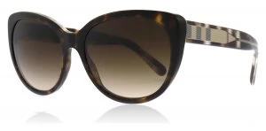 Image of Burberry BE4224 Sunglasses Dark Tortoise 3002113 56mm