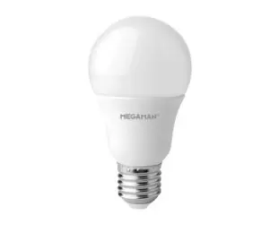 Image of Megaman 6W LED ES/E27 GLS Warm White 360° 470lm- 148394