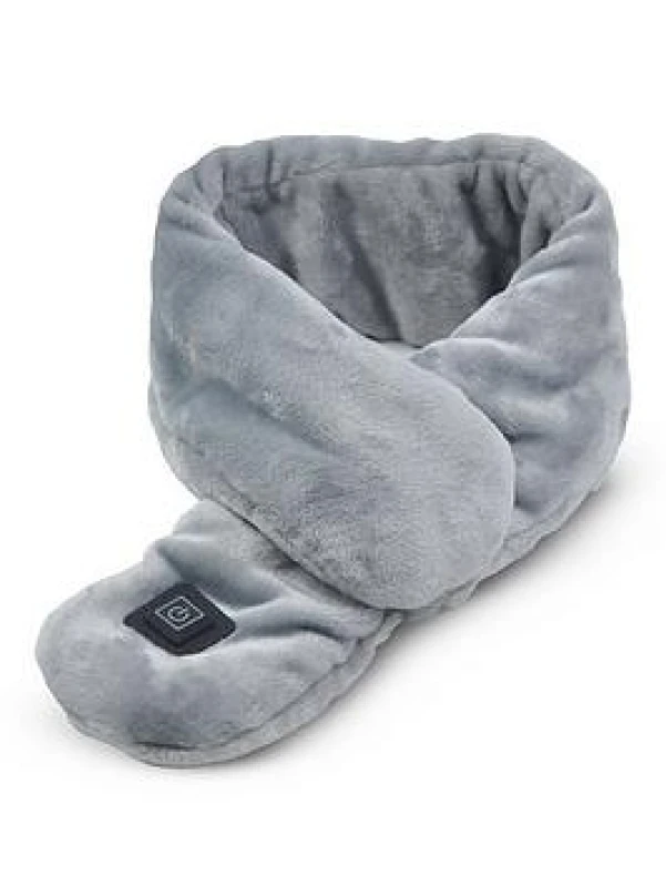 Image of Well Being Heated Travel Scarf - Faux-Fur Warmth Anywhere