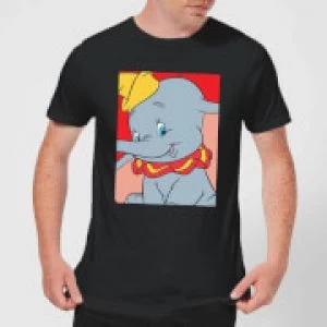 Image of Disney Dumbo Portrait Mens T-Shirt - Black