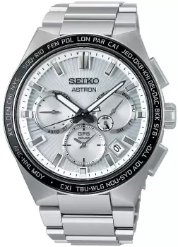 Image of Seiko Astron Watch Sunray Silver Lining GPS Solar