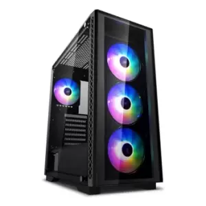 Image of DeepCool MATREXX 50 ADD-RGB 4F E-ATX Mid Tower Black Case with ARGB LED Fans