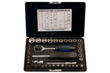 Image of Laser Tools 3568 Alldrive Socket Set - 1/4"D 40pc