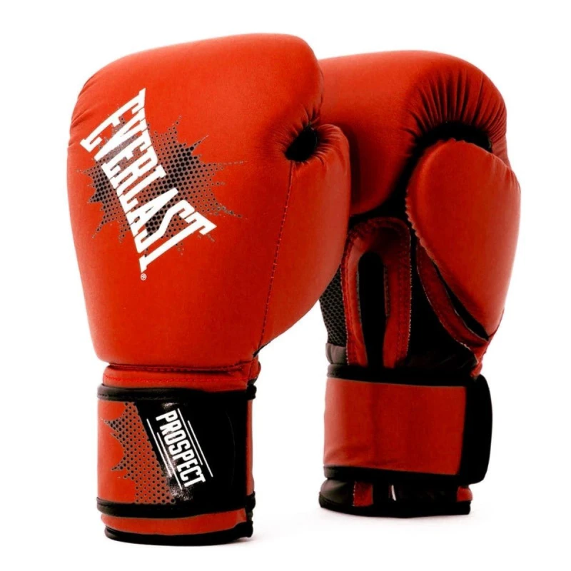 Image of Everlast Youth Prospect Training Boxing Gloves - Red Red One Size