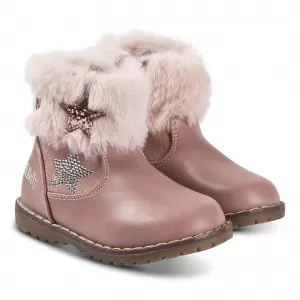 Image of Lelli Kelly Barbara Star Boot - Blush Pink, Blush Pink, Size 7 Younger