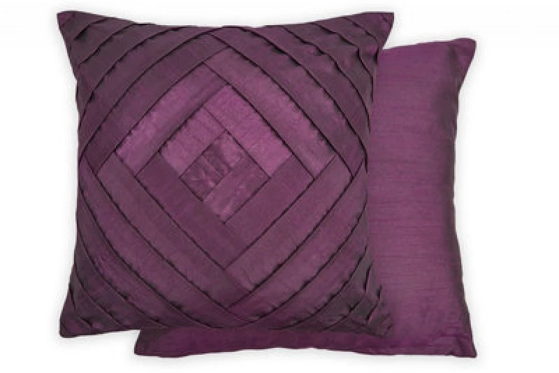 Image of Gio Cushion Cover In Plum Purple