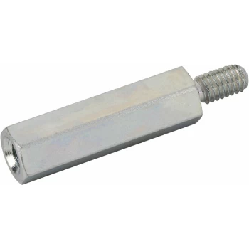 Image of 524417 Hex Threaded M-F Spacer Brass 7mm A/F M4 20mm - Pack Of 100 - R-tech