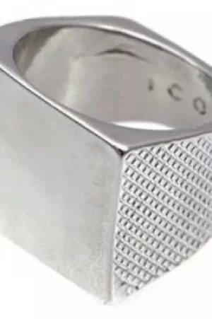 Image of Icon Brand Jewellery Rockton Ring Size L JEWEL P1181-R-SIL-LGE