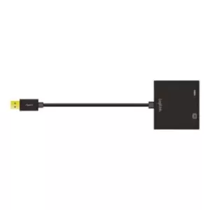 Image of LogiLink UA0234 USB / VGA / HDMI Adapter - Black