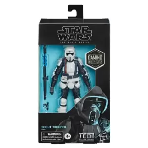Image of Hasbro Star Wars Black Series Gaming Greats Shock Scout Trooper 6 Scale Action Figure