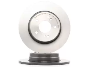 Image of PAIR PAINTED BREMBO BRAKE DISCS 08.7211.21