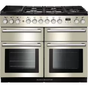 Image of Rangemaster NEXSE110DFFIVC (118220) Nexus SE 110 Dual Fuel in Ivory, Chrome Trim