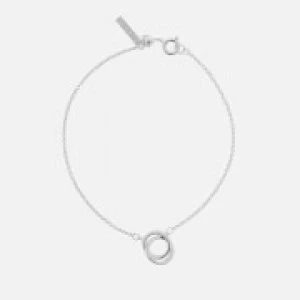 Image of Olivia Burton Womens The Classics Interlink Chain Bracelet - Silver