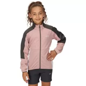 Image of Regatta Girls Highton II Full Zip Breathable Fleece Jacket 3-4 Years - Chest 55-57cm (Height 98-104cm)