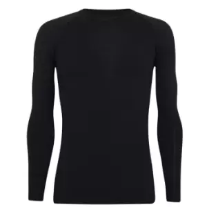 Image of UYN Sport Visyon Man Underwear Long Sleeve Shirt - Black