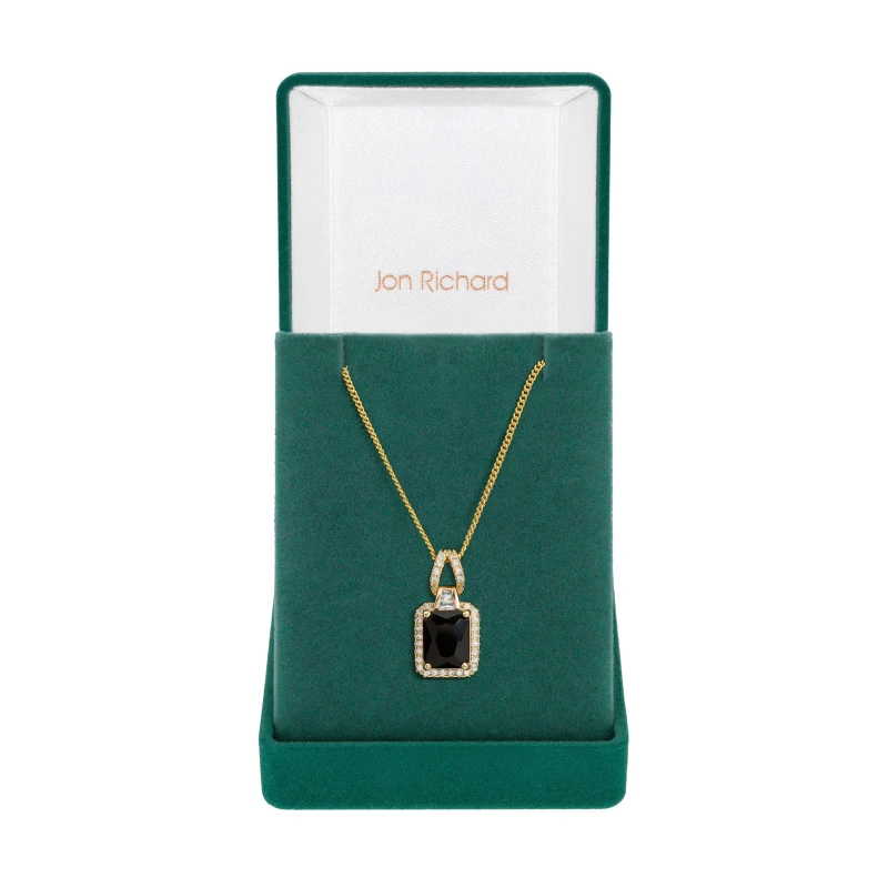 Image of Jon Richard Gold Jet Perfume Bottle Pendant - Gift Boxed Jewellery Sets One Size Gold 70969610000