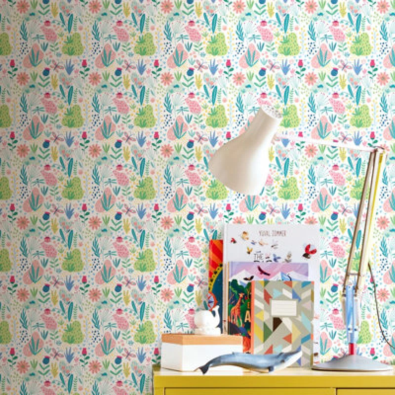 Image of Hoopla Walls Bug Garden Sky Mix 10M Wallpaper