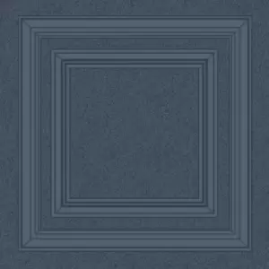 Image of Belgravia Decor Panel Blue Textured Wallpaper