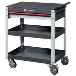 Image of Toolcraft 553942 Service Trolley With Shelf 684 x 469 x 870 mm
