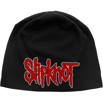 Image of Slipknot - Logo Beanie - Black/Red