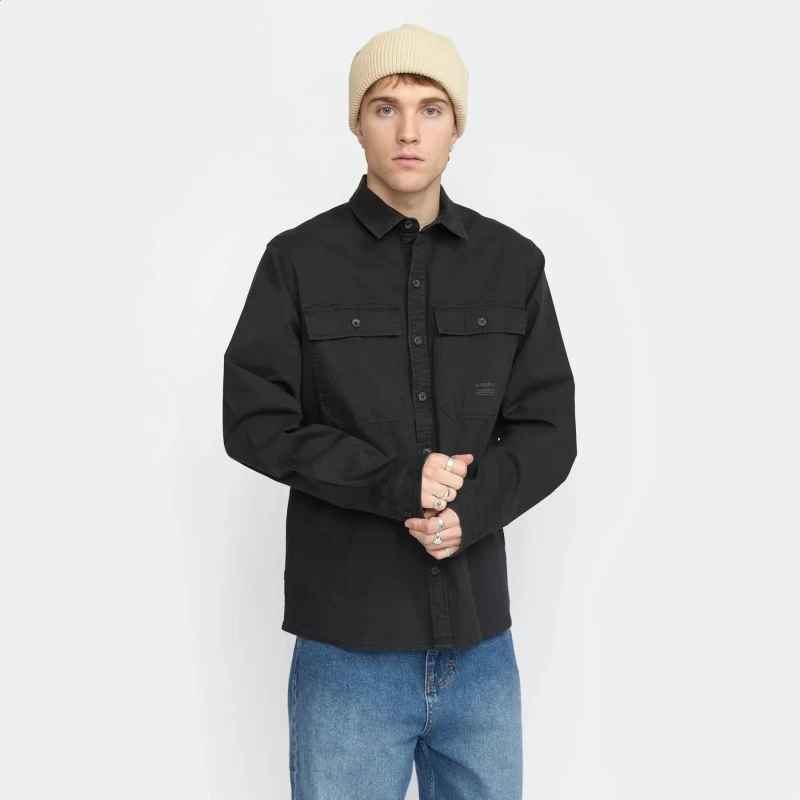 Image of Revolution Overshirt Revolution Noir Male S