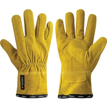 Image of Tegera 17 Yellow Heat Resistant Gloves - Size 10 - Ejendals