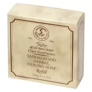 Image of Taylor of Old Bond Street Sandalwood Shaving Soap Refill (100g)