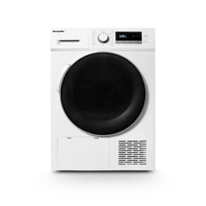 Image of Montpellier MHP8SDW - White 8KG Heat Pump Tumble Dryer - Sensor Dry - A++ energy White Unisex