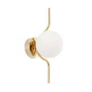 Image of Faro Barcelona Le Vita LED Wall Light - Gold