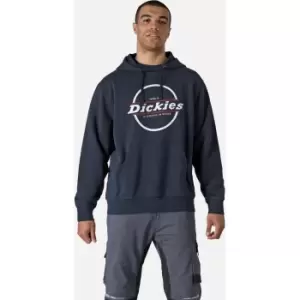 Image of Dickies Towson Graph Hoodie Navy Blue 2XL
