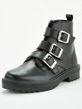 Image of OFFICE Aphid Ankle Boots - Black, Size 4, Women